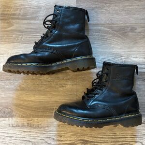 Dr. Martens Vintage Black Combat Boots